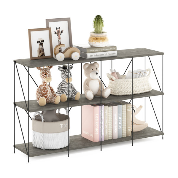 17 Stories Townville Step Bookcase Wayfair